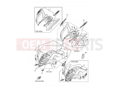 YAMAHA YFM 700 Raptor YFM700R YFM70RW RAPTOR 700R (1S37) 2007 EMBLEM & LABEL 1