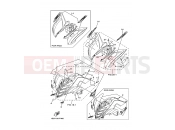 YAMAHA YFM 700 Raptor YFM700R YFM70RW RAPTOR 700R (1S37) 2007 EMBLEM & LABEL 2
