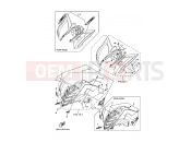 YAMAHA YFM 700 Raptor YFM700R YFM70RW RAPTOR 700R (1S37) 2007 EMBLEM & LABEL 3