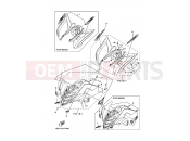YAMAHA YFM 700 Raptor YFM700R YFM70RW RAPTOR 700R (1S37) 2007 EMBLEM & LABEL 4