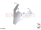 BMW Motorrad BMW 2024 F models F 900 XR (0K21, 0K23) Upper trim section | Upper trim section