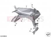 BMW Motorrad BMW 2024 F models F 900 XR (0K21, 0K23) Cover, front fairing, bottom | Cover, front fairing, bottom