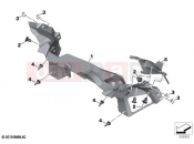 BMW Motorrad BMW 2024 F models F 900 XR (0K21, 0K23) Exhaust duct radiator | Exhaust duct radiator
