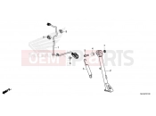 HONDA AFRICA TWIN 1100 DCT ADVENTURE SPORTS CRF1100D3R 2024 F-31 SIDE STAND