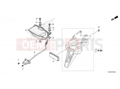HONDA AFRICA TWIN 1100 DCT ADVENTURE SPORTS CRF1100D3R 2024 F-36 TAILLIGHT/LICENSE LIGHT