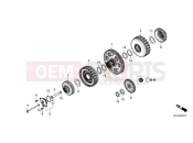 HONDA AFRICA TWIN 1100 DCT CRF1100DP 2023 E-8-10 CLUTCH (CRF1100D/D2/D4/DL2/DL4)