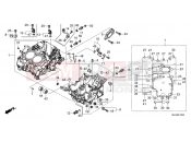 HONDA AFRICA TWIN 1100 DCT CRF1100DP 2023 E-15 CRANKCASE