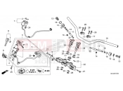 HONDA AFRICA TWIN 1100 DCT CRF1100DP 2023 F-7 HANDLE PIPE/TOP BRIDGE
