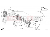HONDA AFRICA TWIN 1100 DCT CRF1100DP 2023 F-12 FRONT BRAKE CALIPER