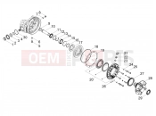 MOTOGUZZI V85 TT Travel E5+ (EU) Rear transmission / Components