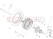 MOTOGUZZI V9 Roamer 850 E5 (EU, UK) Front wheel