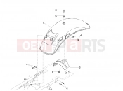 MOTOGUZZI V9 Roamer 850 E5 (EU, UK) Rear mudguard
