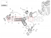 MOTOGUZZI V9 Roamer 850 E5 (EU, UK) Throttle body