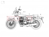MOTOGUZZI V9 Roamer 850 E5 (EU, UK) Decal