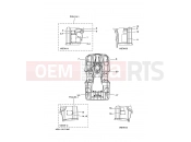 YAMAHA YFM 350 YFM350FWAN YFM35FADX KODIAK 350 IRS (4S27) 2008 EMBLEM & LABEL 2