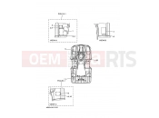 YAMAHA YFM 350 YFM350FWAN YFM35FADX KODIAK 350 IRS (4S27) 2008 EMBLEM & LABEL 3