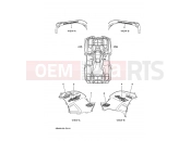YAMAHA YFM 700 Grizzly YFM700FWAD YFM7FGPY GRIZZLY 700 EPS 4WD SE (43PA) 2009 GRAPHICS