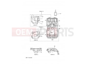 YAMAHA YFM 700 Grizzly YFM700FWAD YFM7FGPY GRIZZLY 700 EPS 4WD SE (43PA) 2009 EMBLEM & LABEL 1