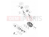 YAMAHA YZF-R7 YZF-R7 YZF690 YZFR7N (BEBD) 2022 CRANKSHAFT & PISTON