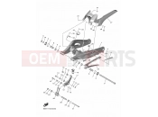 YAMAHA YZF-R7 YZF-R7 YZF690 YZFR7N (BEBD) 2022 REAR ARM