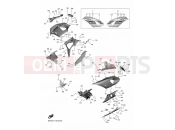 YAMAHA YZF-R7 YZF-R7 YZF690 YZFR7N (BEBD) 2022 COWLING 2