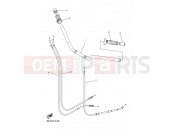 YAMAHA XJ6 Diversion XJ6F FZ6RE FZ6R (2SR3) 2014 STEERING HANDLE & CABLE