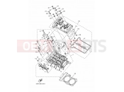 YAMAHA XT 1200 Z Super Tenere XT1200Z SUPER TENERE XTZ12D (23PJ) 2013 CYLINDER HEAD