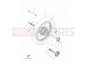 YAMAHA XT 1200 Z Super Tenere XT1200Z SUPER TENERE XTZ12D (23PJ) 2013 FRONT WHEEL
