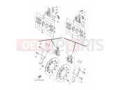 YAMAHA XT 1200 Z Super Tenere XT1200Z SUPER TENERE XTZ12D (23PJ) 2013 FRONT BRAKE CALIPER