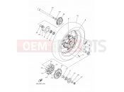 YAMAHA XT 1200 Z Super Tenere XT1200Z SUPER TENERE XTZ12D (23PJ) 2013 REAR WHEEL