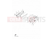 YAMAHA FJR 1300 FJR1300AE FJR13ESF FJR1300ES (2PDB) 2015 SIDE COVER