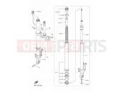 YAMAHA FJR 1300 FJR1300AE FJR13ESF FJR1300ES (2PDB) 2015 FRONT FORK