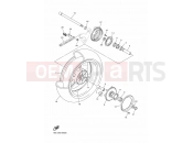 YAMAHA FJR 1300 FJR1300AE FJR13ESF FJR1300ES (2PDB) 2015 REAR WHEEL