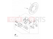 YAMAHA FJR 1300 FJR1300AE FJR13ESF FJR1300ES (2PDB) 2015 REAR BRAKE CALIPER