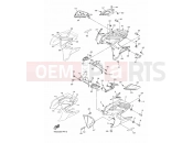 YAMAHA FJR 1300 FJR1300AE FJR13ESF FJR1300ES (2PDB) 2015 COWLING 2