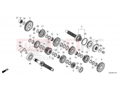 HONDA AFRICA TWIN 1100 CRF1100AR 2024 E-17 TRANSMISSION (MT)