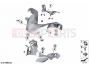 BMW Motorrad BMW 2019 C models C 400 X (0C09, 0C19) Handlebar cover | Handlebar cover