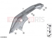 BMW Motorrad BMW 2019 C models C 400 X (0C09, 0C19) Luggage compartment trim