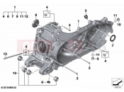 BMW Motorrad BMW 2019 C models C 400 X (0C09, 0C19) Engine housing mounting parts 2