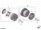 BMW Motorrad BMW 2019 C models C 400 X (0C09, 0C19) CVT unit 2