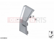 BMW Motorrad BMW 2019 C models C 400 X (0C09, 0C19) Cover, trim panel holder 2