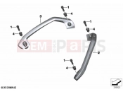 BMW Motorrad BMW 2019 C models C 400 X (0C09, 0C19) Handle rear | Handle rear