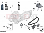 BMW Motorrad BMW 2018 C-Models C 400 X (0C09, 0C19) Service, engine oil / inspection