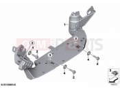 BMW Motorrad BMW 2018 C-Models C 400 X (0C09, 0C19) Footboard support