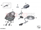 BMW Motorrad BMW 2018 C-Models C 400 X (0C09, 0C19) Radio-controlled locking system