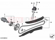BMW Motorrad BMW 2018 C-Models C 400 X (0C09, 0C19) Timing-valve train-Timing chain / Camshaft 2