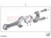 BMW Motorrad BMW 2018 C-Models C 400 X (0C09, 0C19) Connecting rod with bearing 2