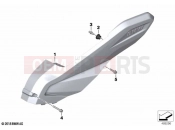BMW Motorrad BMW 2018 C-Models C 400 X (0C09, 0C19) Cover for intake silencer 2