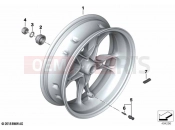 BMW Motorrad BMW 2018 C-Models C 400 X (0C09, 0C19) Rear wheel 2