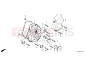 HONDA AFRICA TWIN 1100 DCT CRF1100DS 2025 E-10 LEFT CRANKCASE COVER